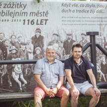 Čtvrtá generace - Vlastimil Hoch a jeho syn Vlastimil. Foto Milan Havlík